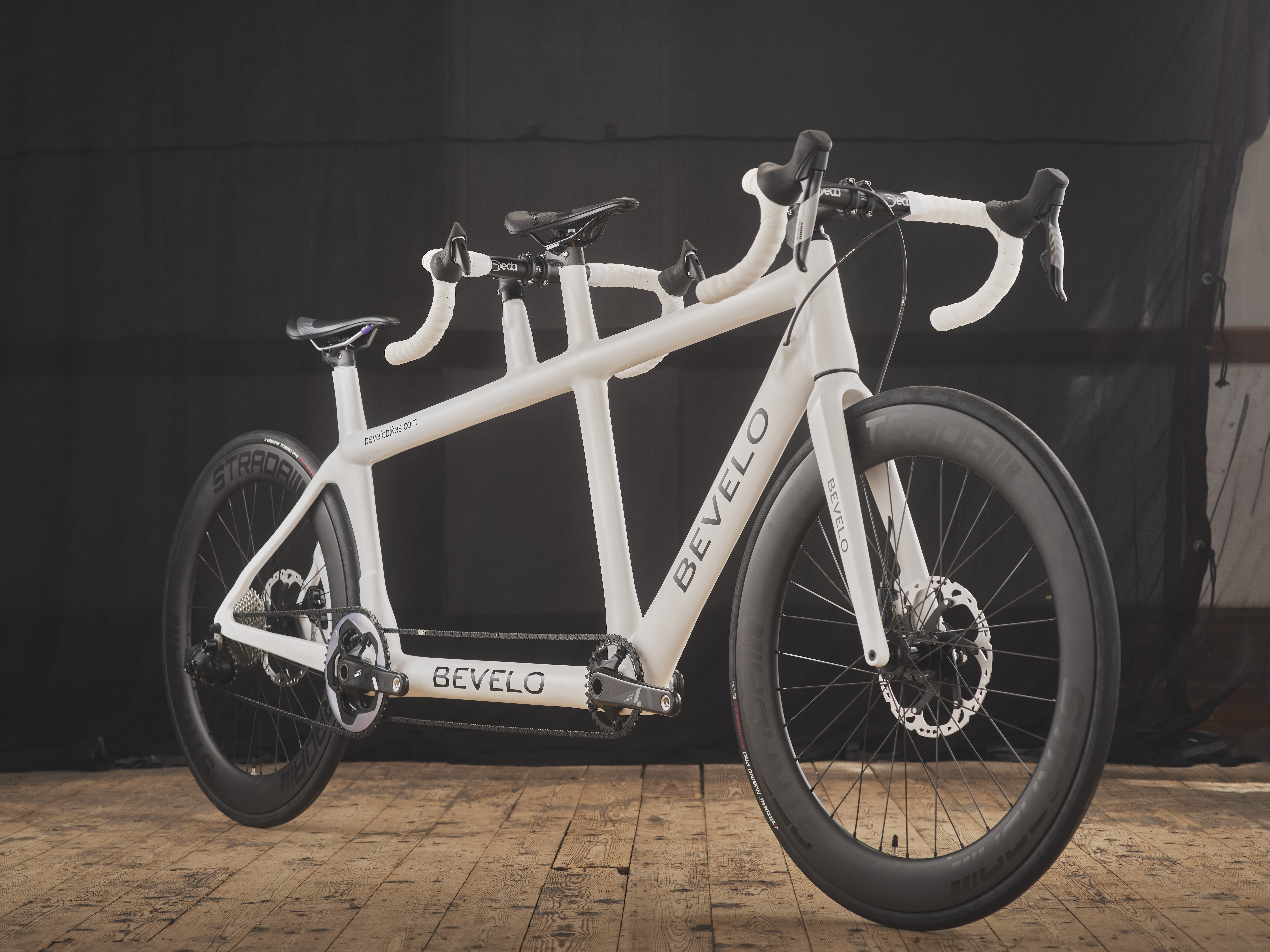 Road riding… – BEVELO Carbon Fibre Tandem Bikes